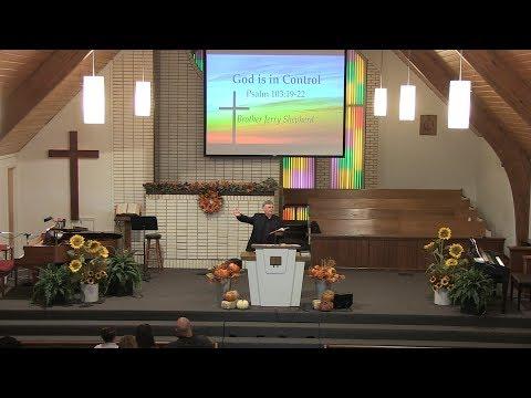 God is in Control (Psalm 103:19-22) Brother Jerry Shepherd - Burgin Baptst Church