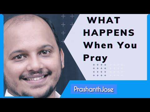 Telugu Christian Message  On " What Happens When You Pray". (Matthew 17:1-5)