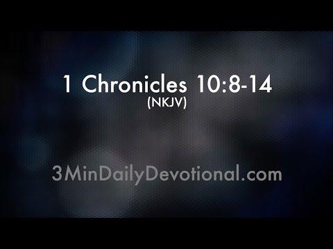 1 Chronicles 10:8-14 (3minDailyDevotional) (#063)