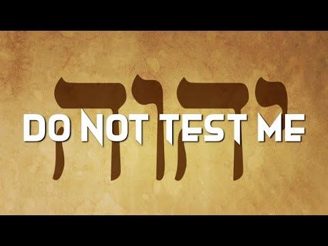 Psalm 78:9-33 — Do Not Test YeHoVaH Your God!