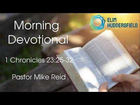 Morning Devotional - 1 Chronicles 23:25-32