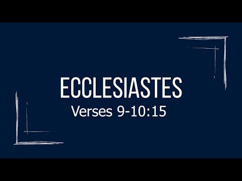 Ecclesiastes 9-10:15 || Calvary Chapel Stroudsburg