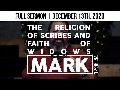 The Religion of Scribes and Faith of Widows | Mark 12:38-44