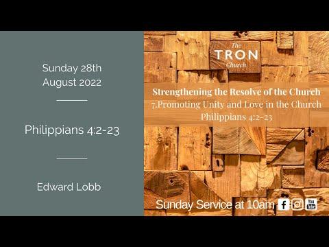 Sunday Morning Service: 28th August 2022 // Philippians 4:2-23