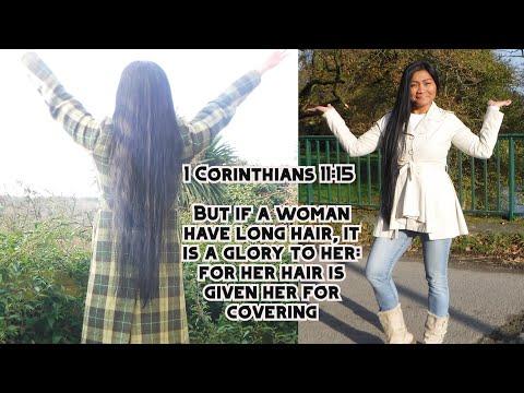 a woman's hair is her glory (1 Corinthians 11:15 ) Women's long hair in the Bible
