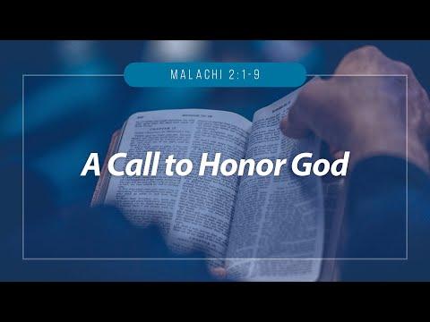 A Call to Honor God | Malachi 2:1-9