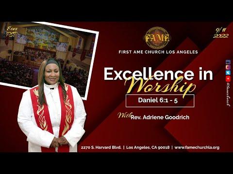Sunday September 11, 2022, 8:00AM "Excellence in Stewardship" Daniel 6:1-5 Rev. Adriene Goodrich