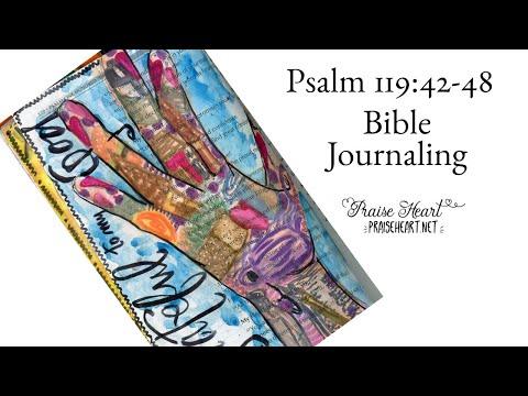 Psalm 119:41-48 Bible Journaling