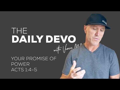 Your Promise of Power | Devotional | Acts 1:3-4 | How to Walk In The Spirit