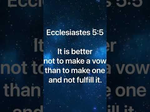 Ecclesiastes 5:5