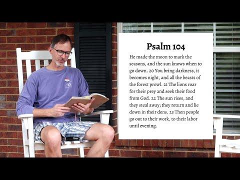 Day 112 - Psalm 104: 19-35