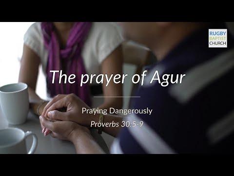 The prayer of Agur (Proverbs 30:5-9)