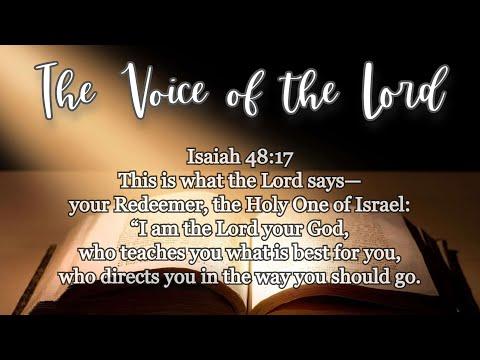 Isaiah 48: 17 The Voice of the Lord   March 27, 2021 by Pastor Teck Uy