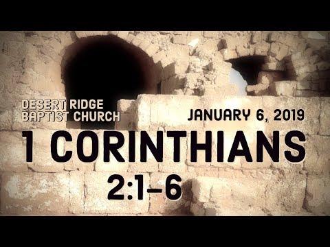 "Christ-Exalting, Cross-Centered Ministry--Soli Deo Gloria!" | 1 Corinthians 2:1-6 | 01-06-19
