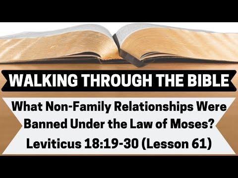 What Non-Family Relationships Were Banned By the Law of Moses? [Leviticus 18:19-30][Lesson 61][WTTB]