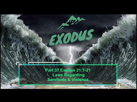 Part 37 Exodus 21:7-21 Laws Regarding Servitude & Violence November 09, 2022, Brother Dana