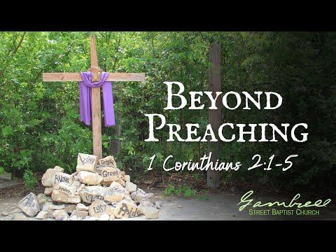 All on the Altar//Beyond Preaching - 1 Corinthians 2:1-5