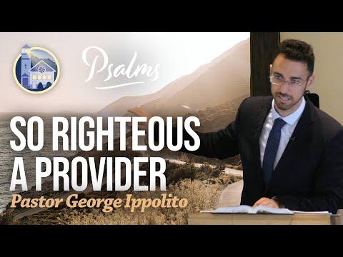 So Righteous a Provider (Psalm 18:20-24)