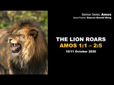 The Lion Roars - Amos 1:1-2:5