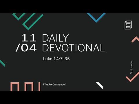 Daily Devotion with Suzi Hosier // Luke 14:7-35
