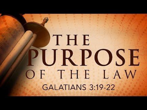 The Purpose of the Law (Galatians 3:19-22)