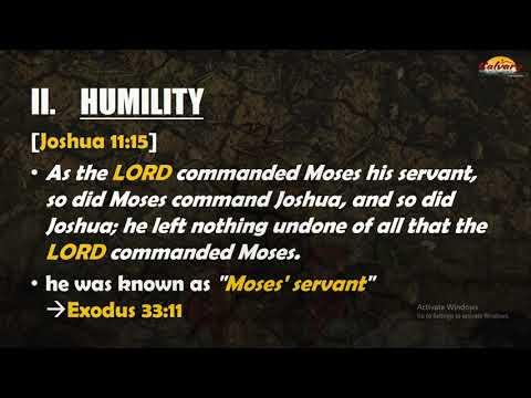 Deuteronomy 33:7-11, The Testimony Of Joshua