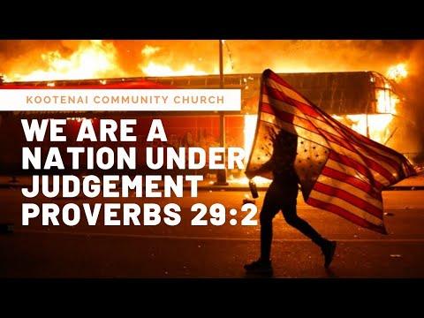 We are a nation under judgement - Proverbs 29:2