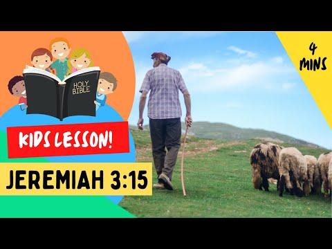 Kids Bible Devotional - Pastor Appreciation | Jeremiah 3:15