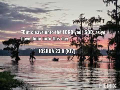 Bible Verse # 22/ Joshua 23:8
