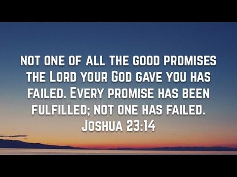 God's Word Never Fails (Joshua 23:14)