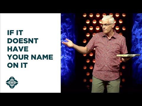 If It Doesn't Have Your Name On It | Exodus 20:15, 22:1-15  | David Daniels | Central Bible Church