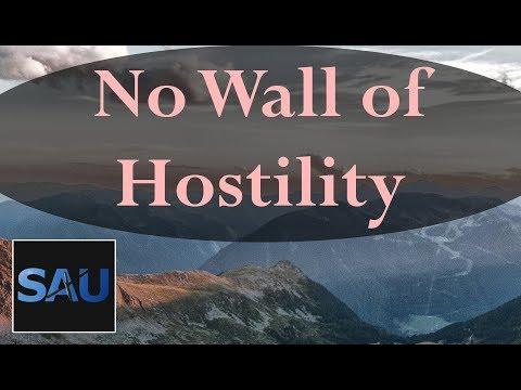No Wall of Hostility || Ephesians 2:13-14 || November 1st, 2018 || Daily Devotional