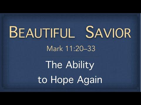 Bible Study – Mark 11:20-33 (The Ability to Hope Again)