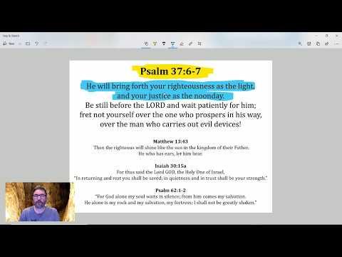 Online Bible Study - Psalm 37:6-9
