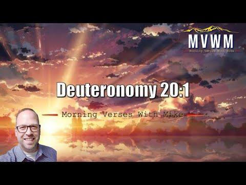 Deuteronomy 20:1 | Morning Verses With Mike ????????????