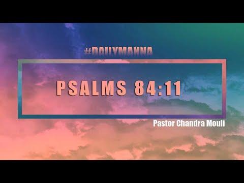 #DAILYMANNA | PSALMS 84:11