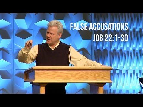 Job 22:1-30, False Accusations