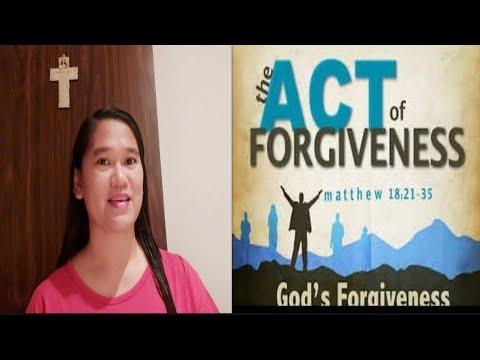FORGIVENESS || (SUNDAY)My Gospel Reflection (Matthew 18:21-35)