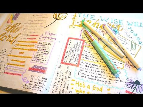 Can You (Combine) Creative Note Taking AND Bible Study?! --Proverbs 3:27-35