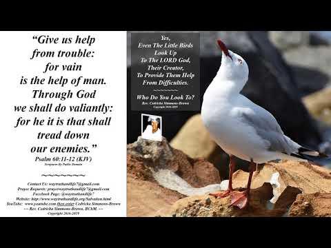 Give Us Help Psalm 60:11-12 Rev. Cedricka Simmons-Brown