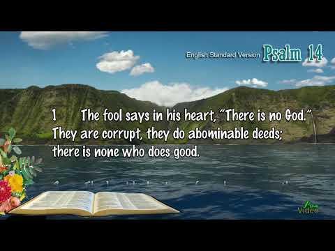 PSALM 14:1-7 ENGLISH STANDARD VERSION | THE BOOK OF PSALMS | PSALM 1-150.