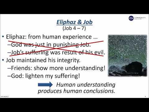 Job 2:11-14:22, "Misunderstanding" Lesson 3 Lecture