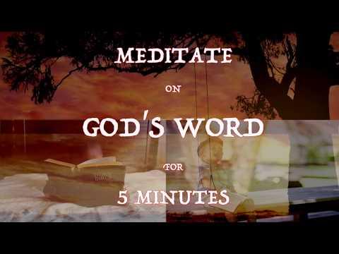 5 Minutes Meditation| God's Word|Blood of sprinkling| Hebrews 12:23-24