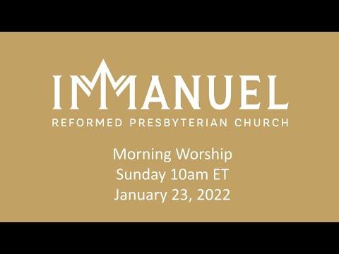 Immanuel RPC Morning Worship: God's Rejoicing Zephaniah 3:9-20