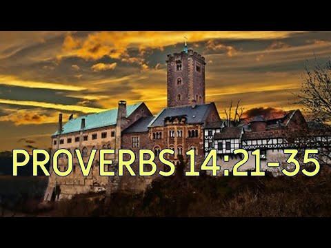 Proverbs 14:21-35 Sermon by the Revd Karl Przywala