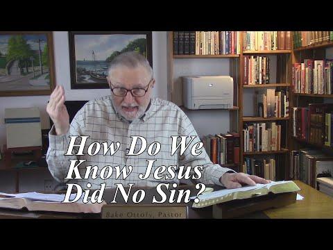 How Do We Know Jesus Did No Sin? 1 Peter 2:22-23. (#15)