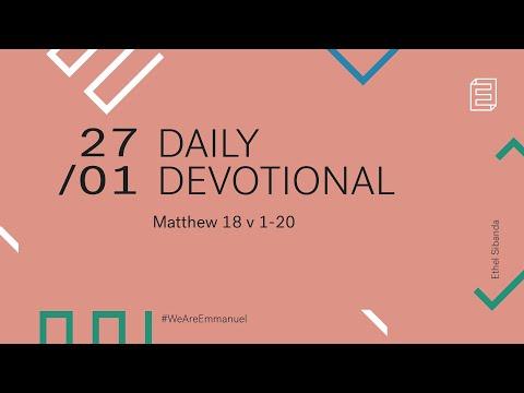 Daily Devotion with Ethel Sibanda // Matthew 18:1-20