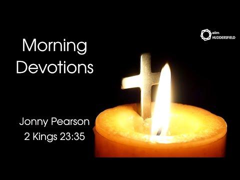 Morning Devotional - 2 Kings 23:25