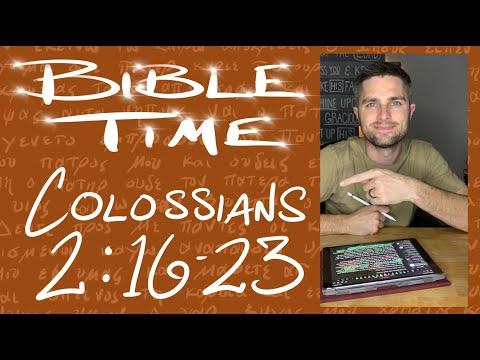 Bible Time // Colossians 2:16-23