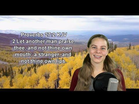 Proverbs 27:2 KJV - Scripture Songs